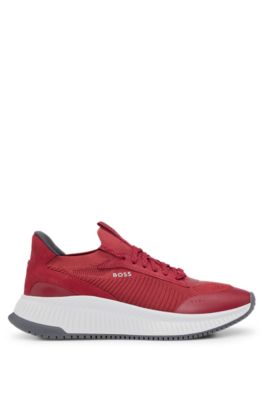 TTNM EVO trainers with knitted upper, Light Red