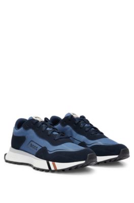 Navy blue hugo hot sale boss trainers