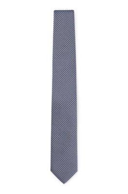 BOSS - Silk-blend tie with jacquard pattern