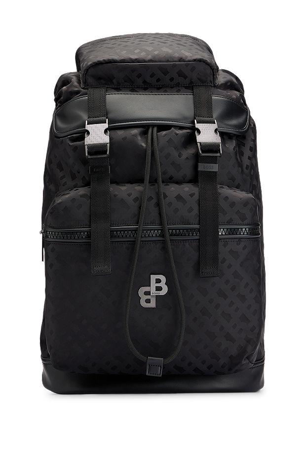 Louis Vuitton x NBA Studio Messenger Bag Printed Monogram Embossed Leather Black