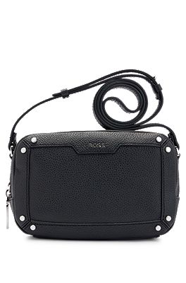 Hugo boss shop leather crossbody bag