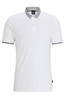 Boss Men's Polo Shirt - White - Size XL