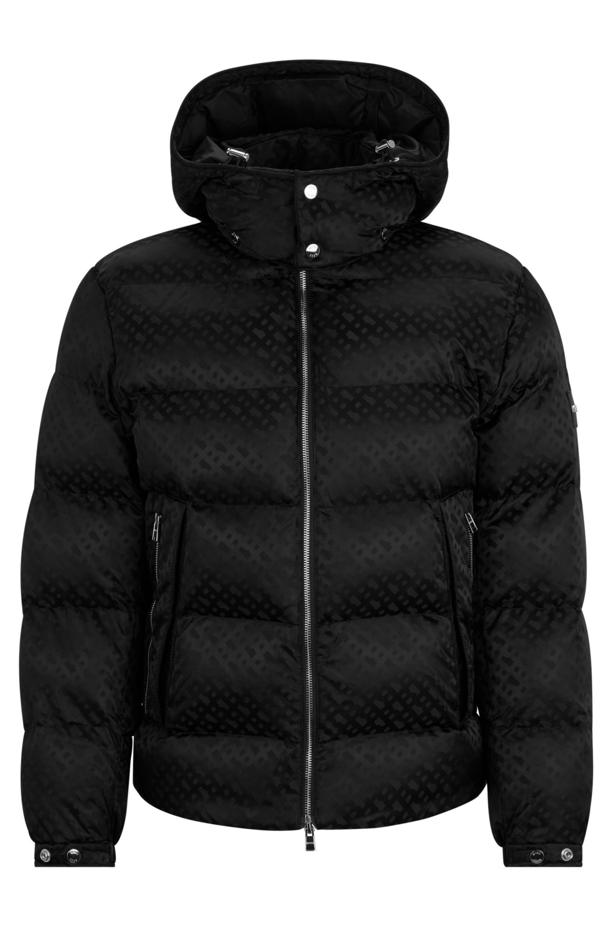 Louis Vuitton Women's Monogram Jacquard Hooded Puffer Coat Quilted