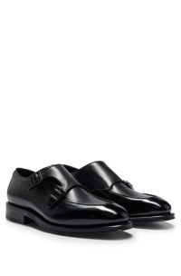 Hugo boss sale double monk shoes