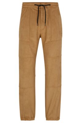 regular-fit Cuffed pants faux in HUGO - suede