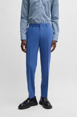 ヒューゴボス パフォーマンス ストレッチ パンツ スラックス ネイビー