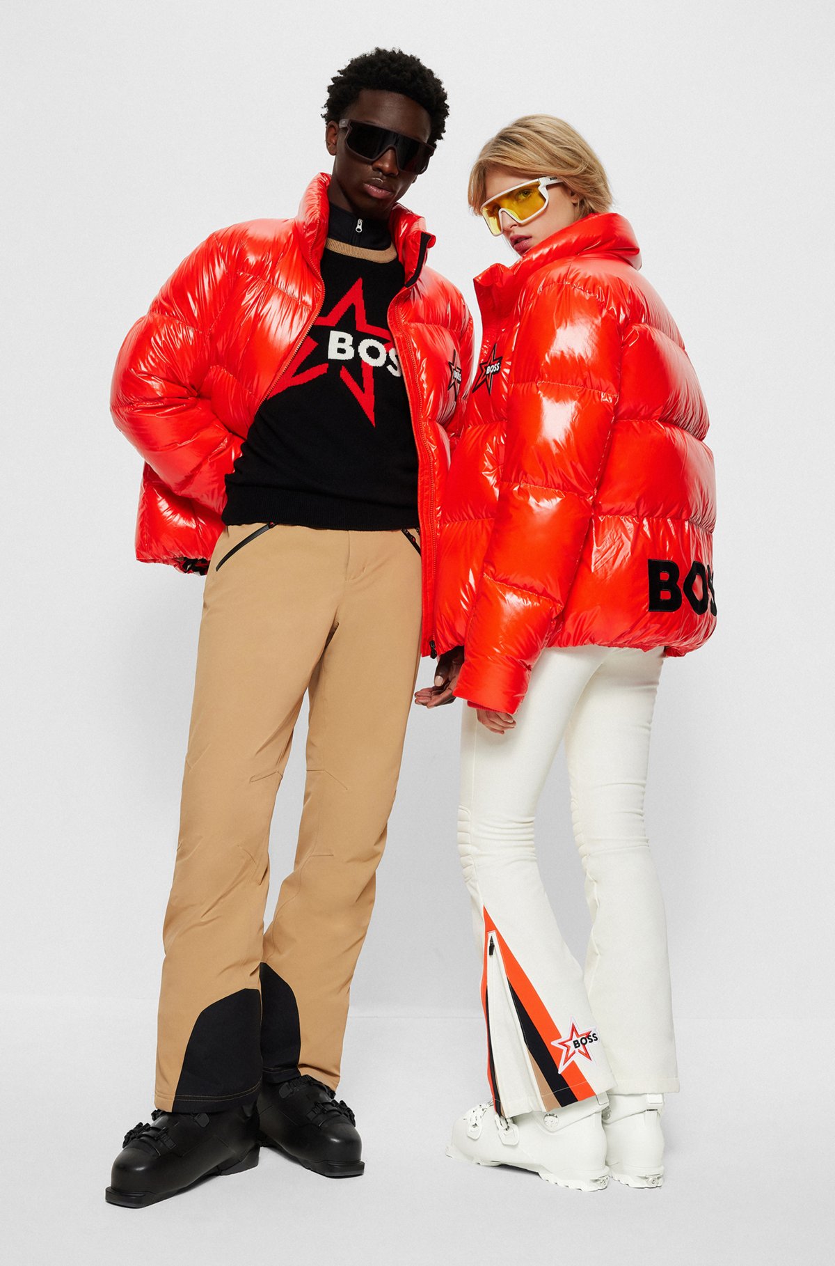 BOSS x Perfect Moment ski jacket with capsule branding