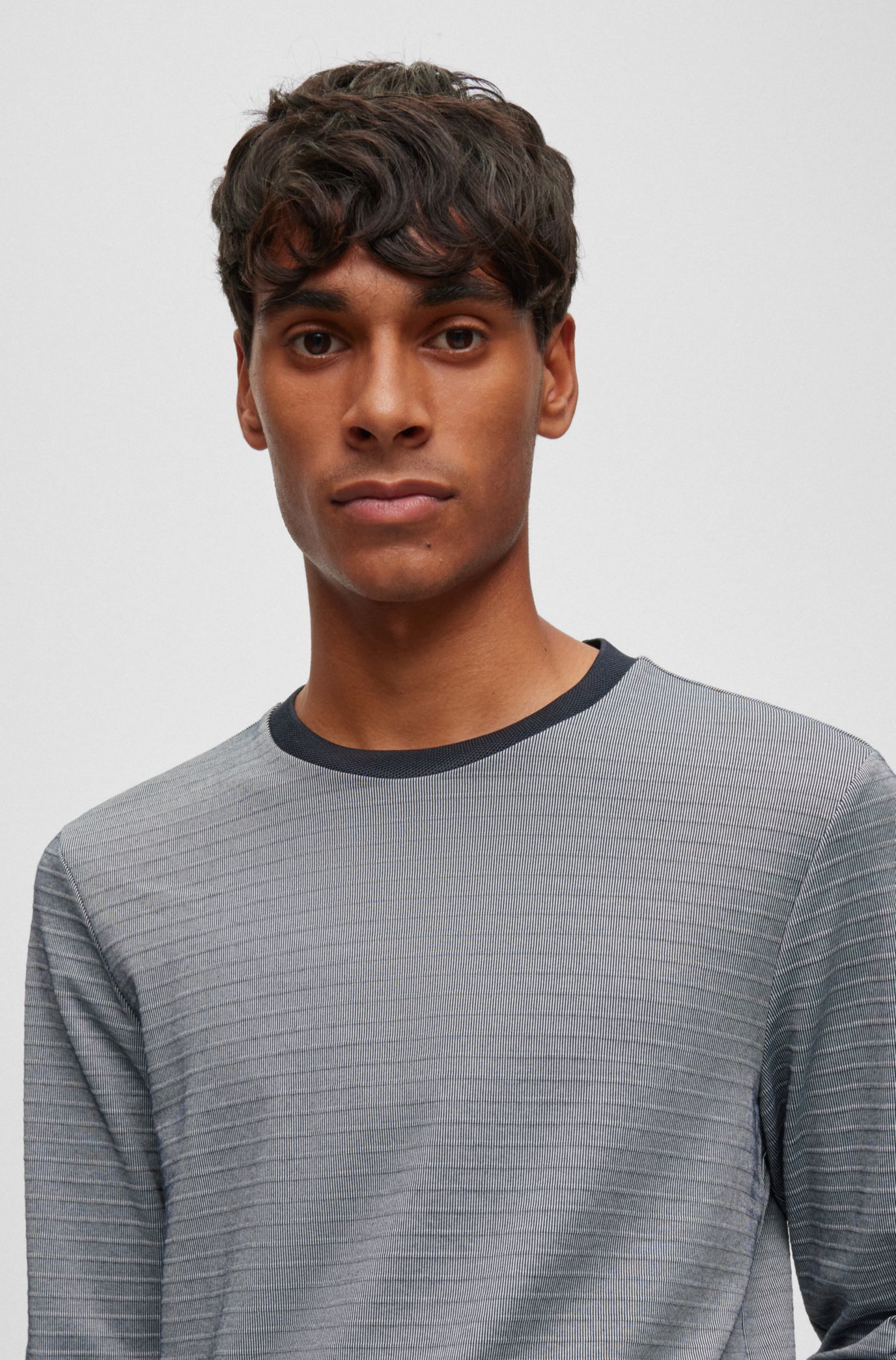 Hugo boss mens long sleeve t shirts hotsell