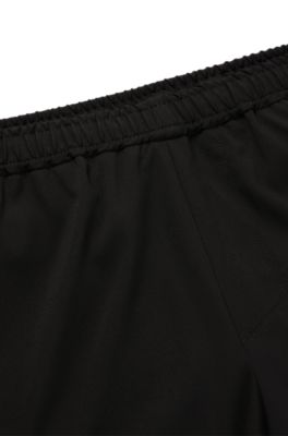 BOSS x Matteo Berrettini water-repellent shorts with logo print, Black