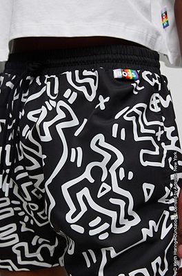 BNWT Zara Keith Haring Boxer Shorts, Men's Fashion, Bottoms, New