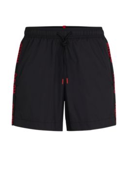 Hugo Fab Mens Swim Shorts In Black