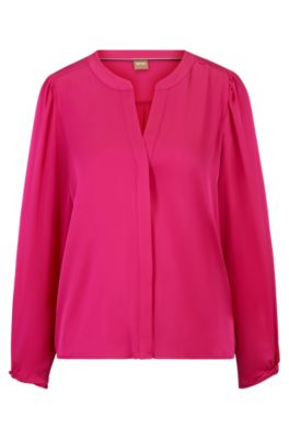 Hugo boss silk blouse sale