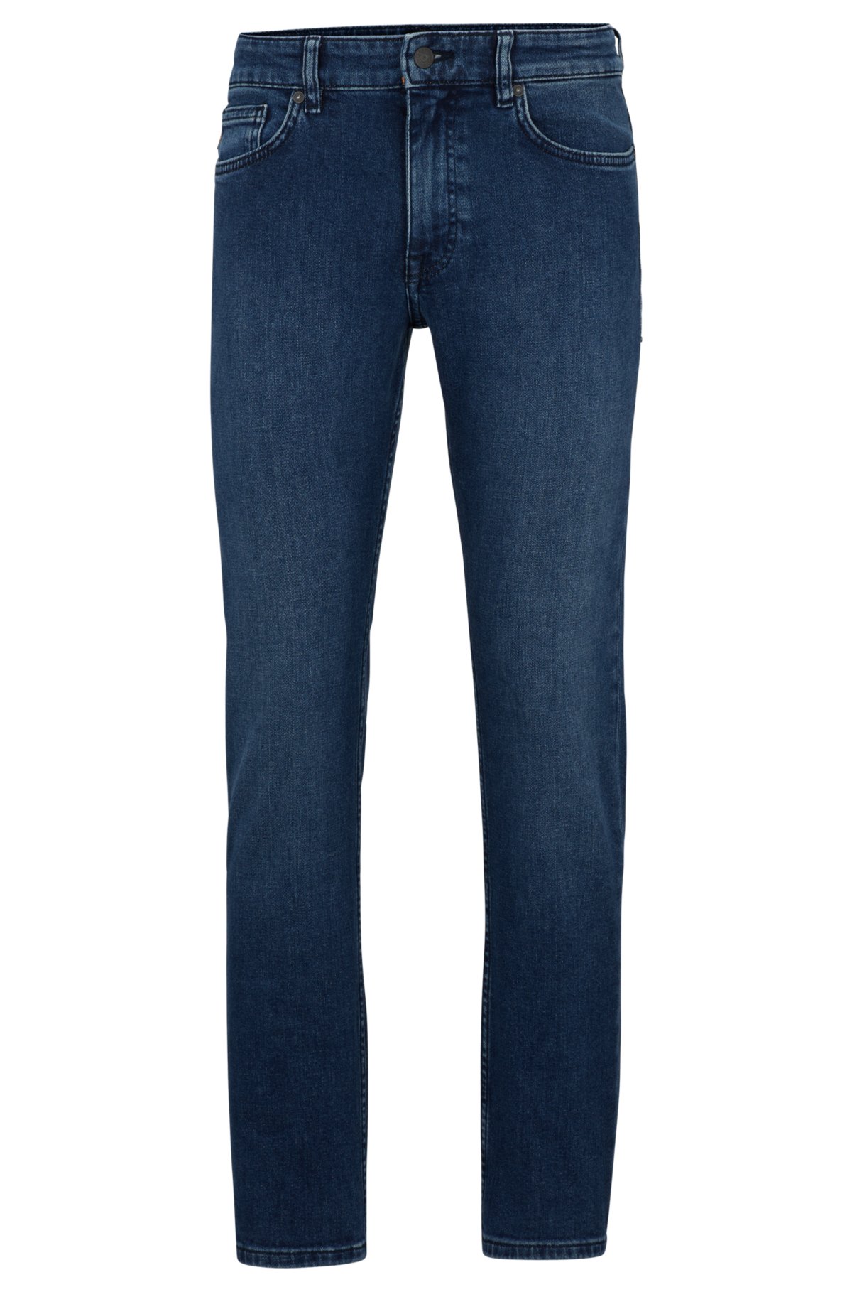 Boss Men's Slim-Fit Jeans in comfort-stretch Denim - Blue - Size 34
