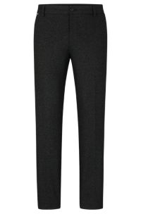 BOSS - Regular-fit regular-rise trousers with tapered leg