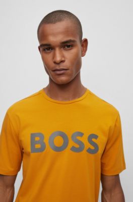 BOSS Orange Men#39;s Lovvo Shirt - Open Green