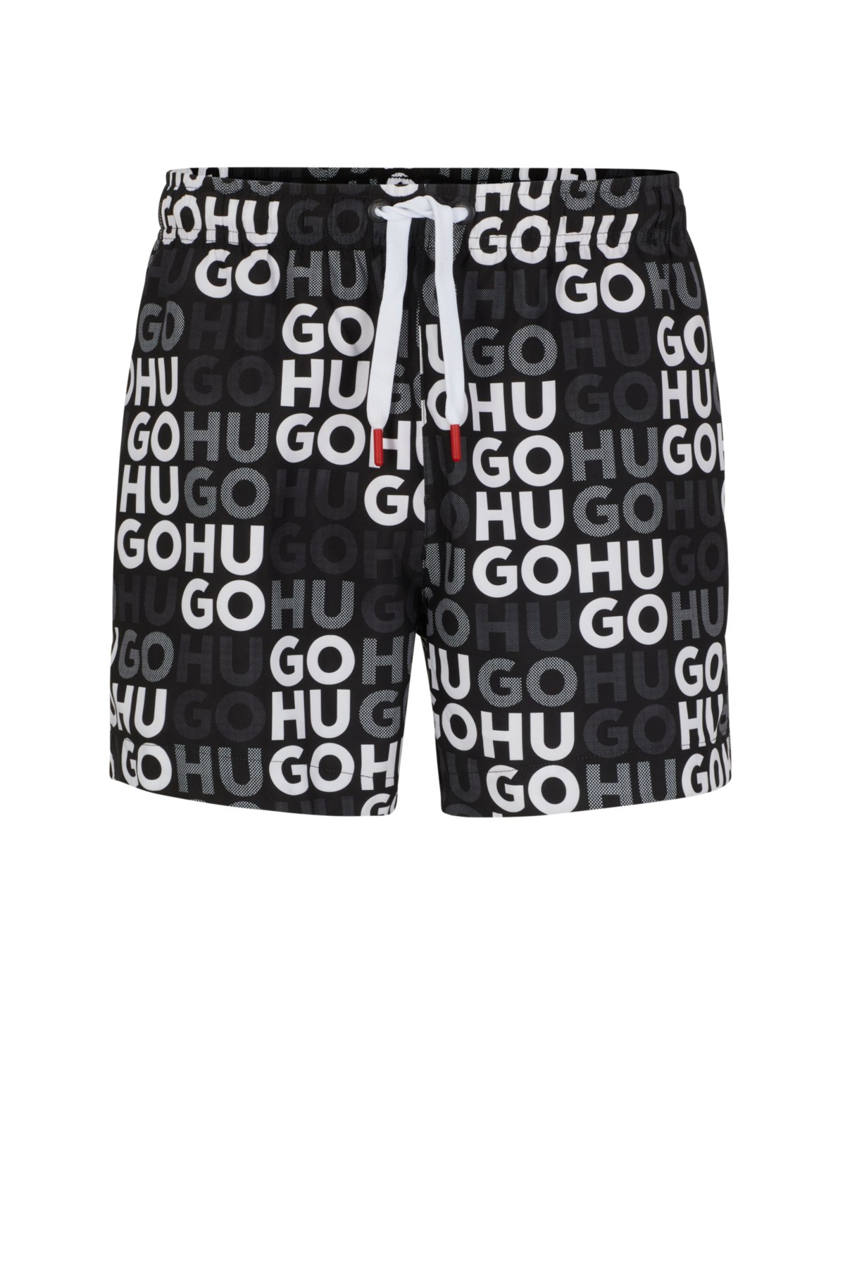 HUGO - Swim shorts print all-over logo with