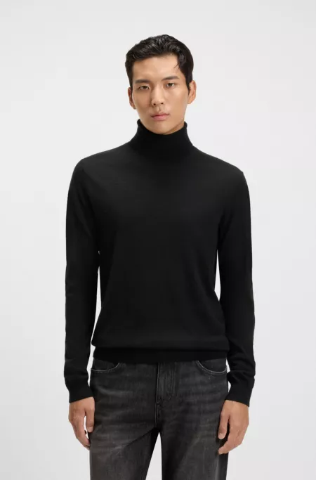 Rollneck sweater in cashmere