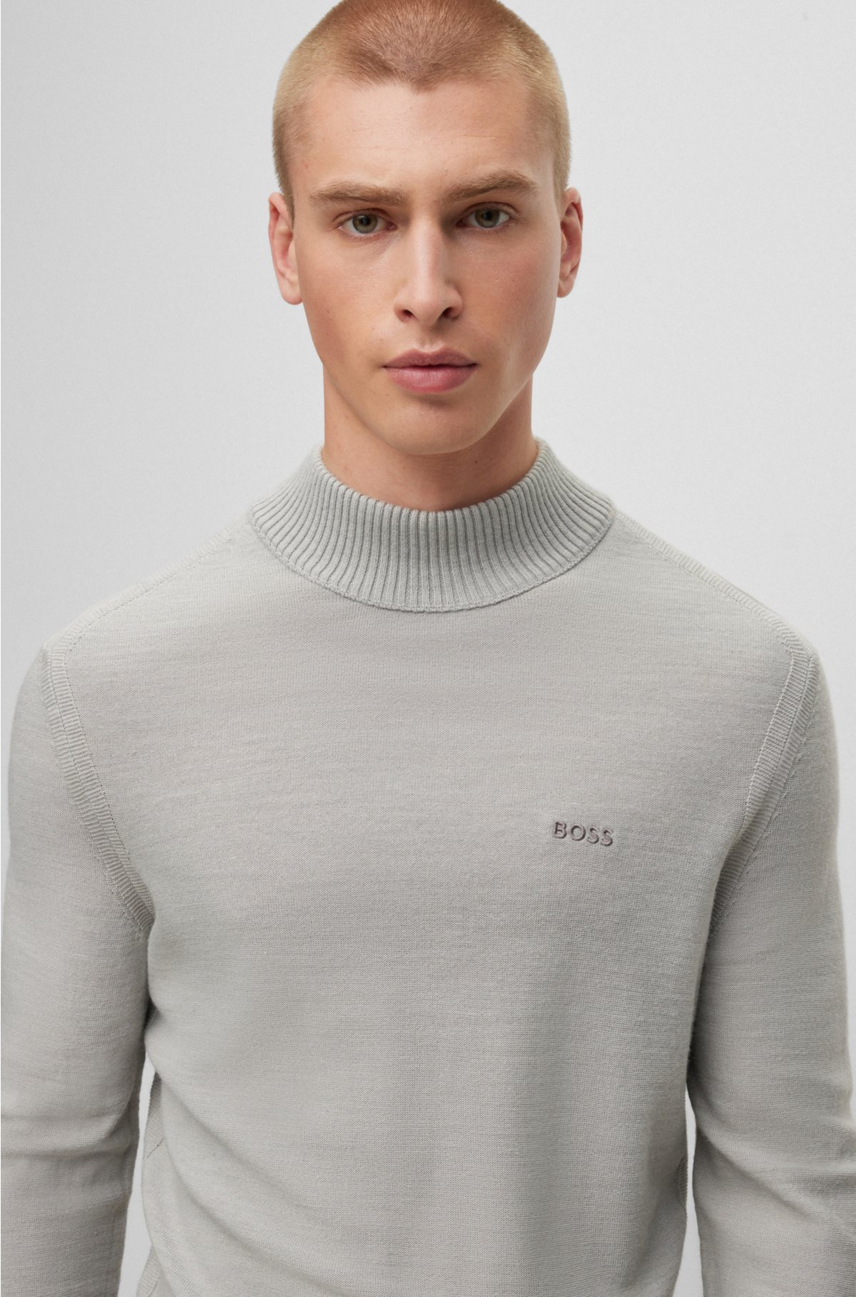 Embroidered Rollneck Sweater