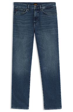Maine Vaqueros regular fit en cómodo denim elástico azul medio