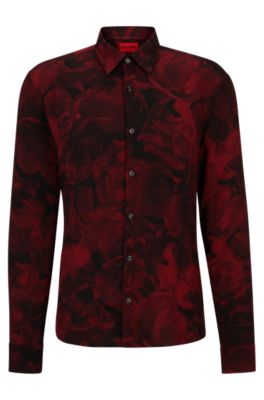 Hugo Boss flower store dress shirt