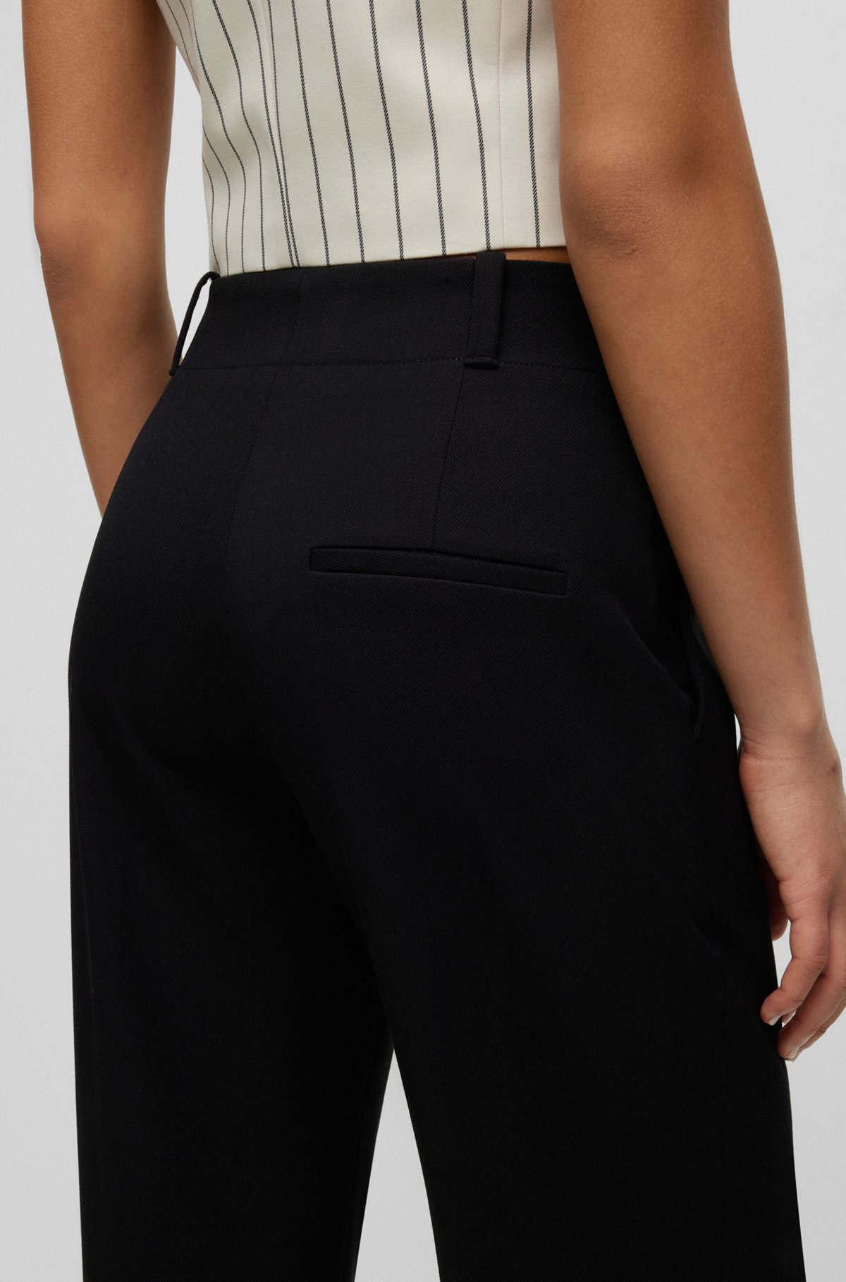 regular-fit - with HUGO wide leg a trousers High-waisted