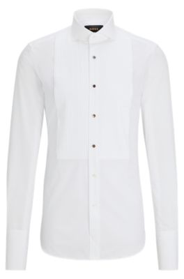 Hugo boss white store formal shirt