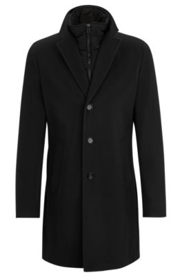 BOSS single-breasted wool blazer - Blue