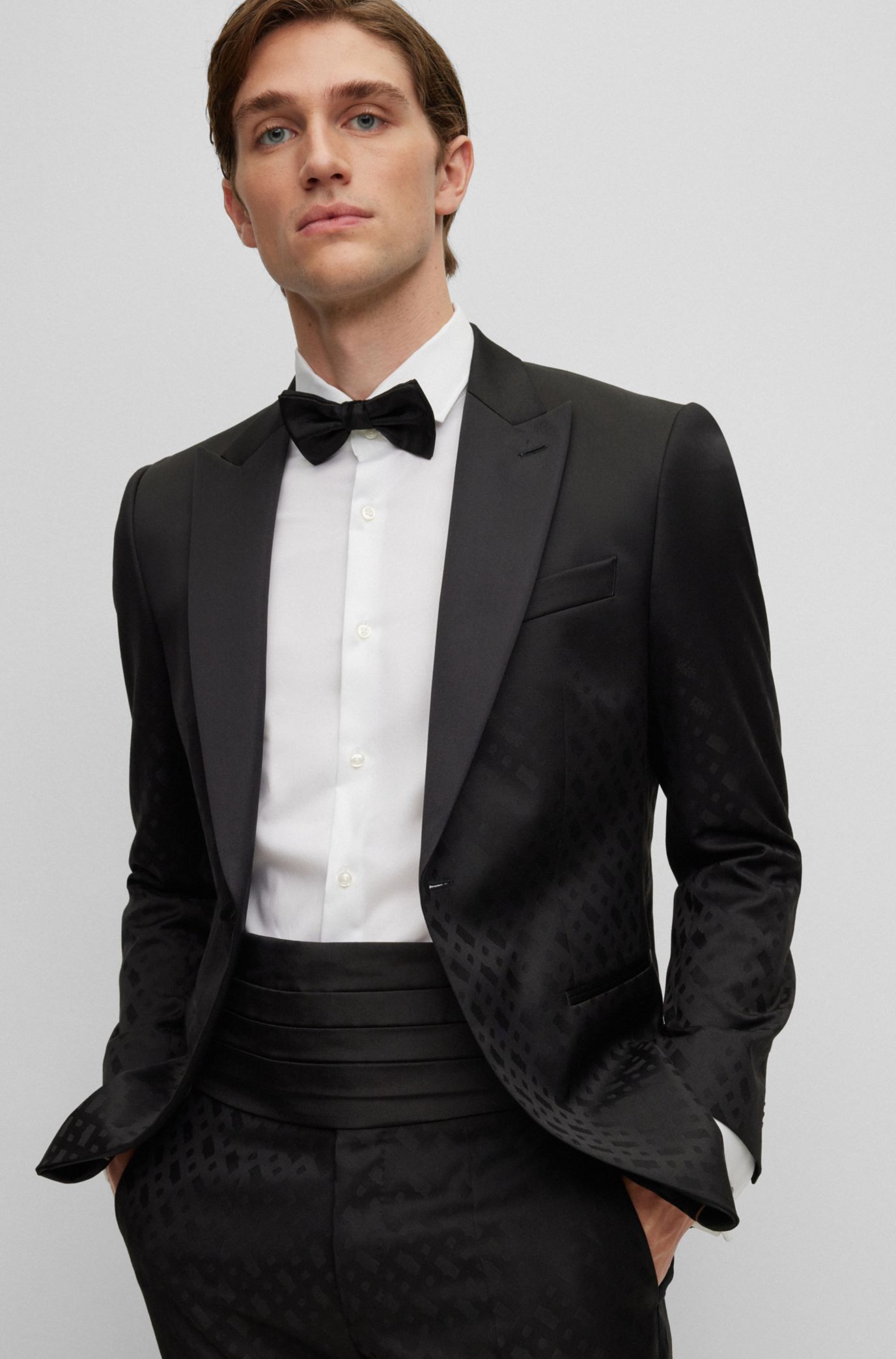 Balzano Black Slim Fit Tuxedo