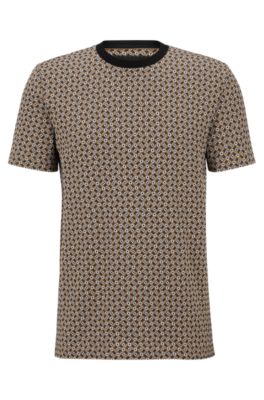 MONZA - dots pattern print tailored men shirt - MICRO 8