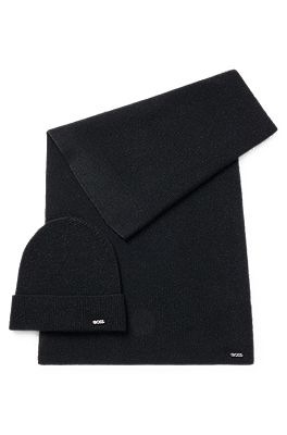 Hugo boss hat 2025 and scarf set