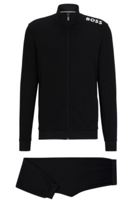 BOSS Stretchcotton loungewear set with logo details