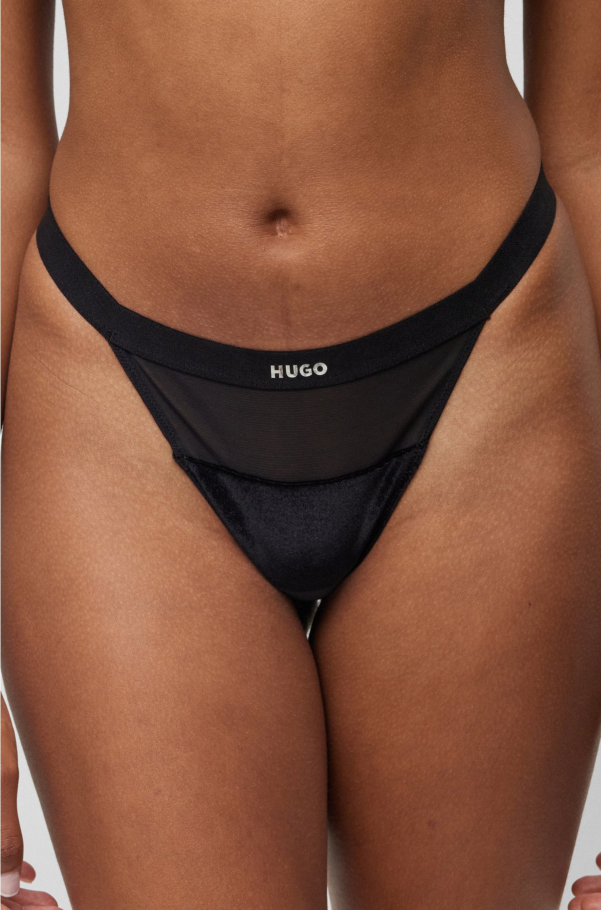 Panties Hugo Boss Logo Waistband Thongs Multi