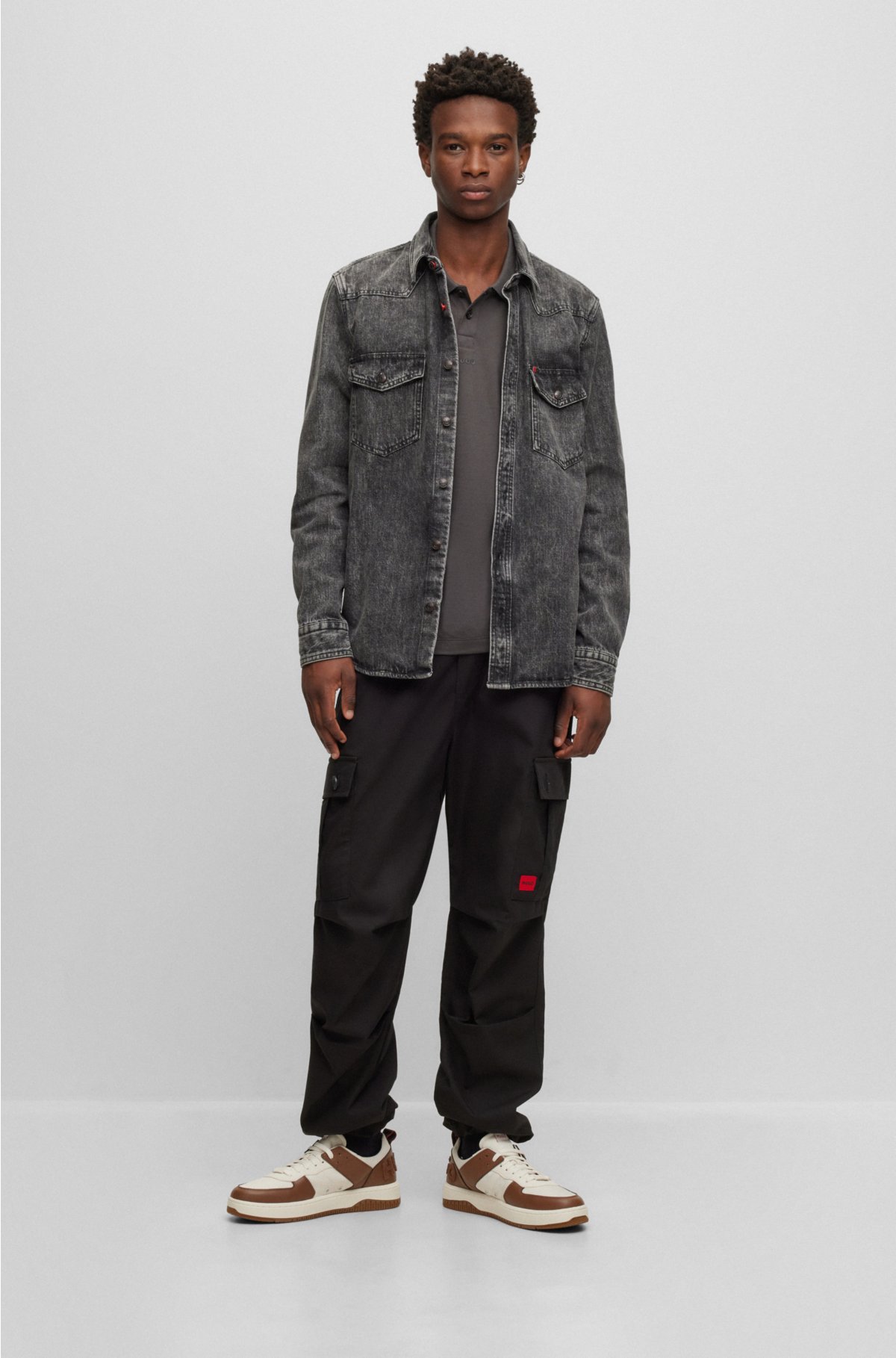 Shirt Louis Vuitton X NBA Black size M International in Synthetic