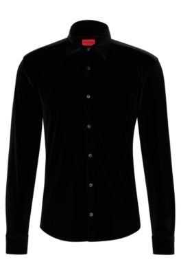 Hugo boss velvet outlet jumper