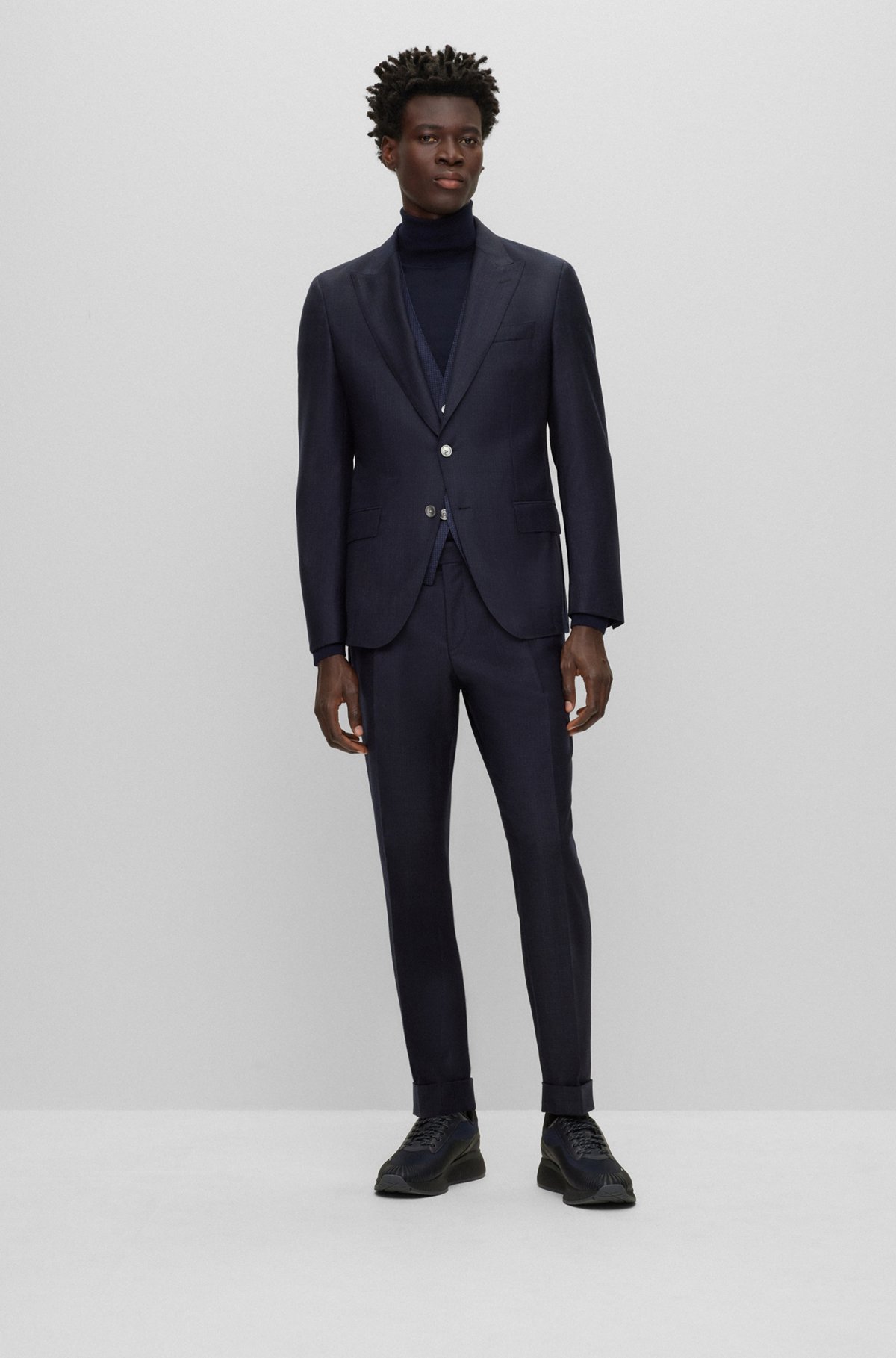 Hugo boss 3 piece suit zip 2025 Hugo boss 3 piece suit zip 2025