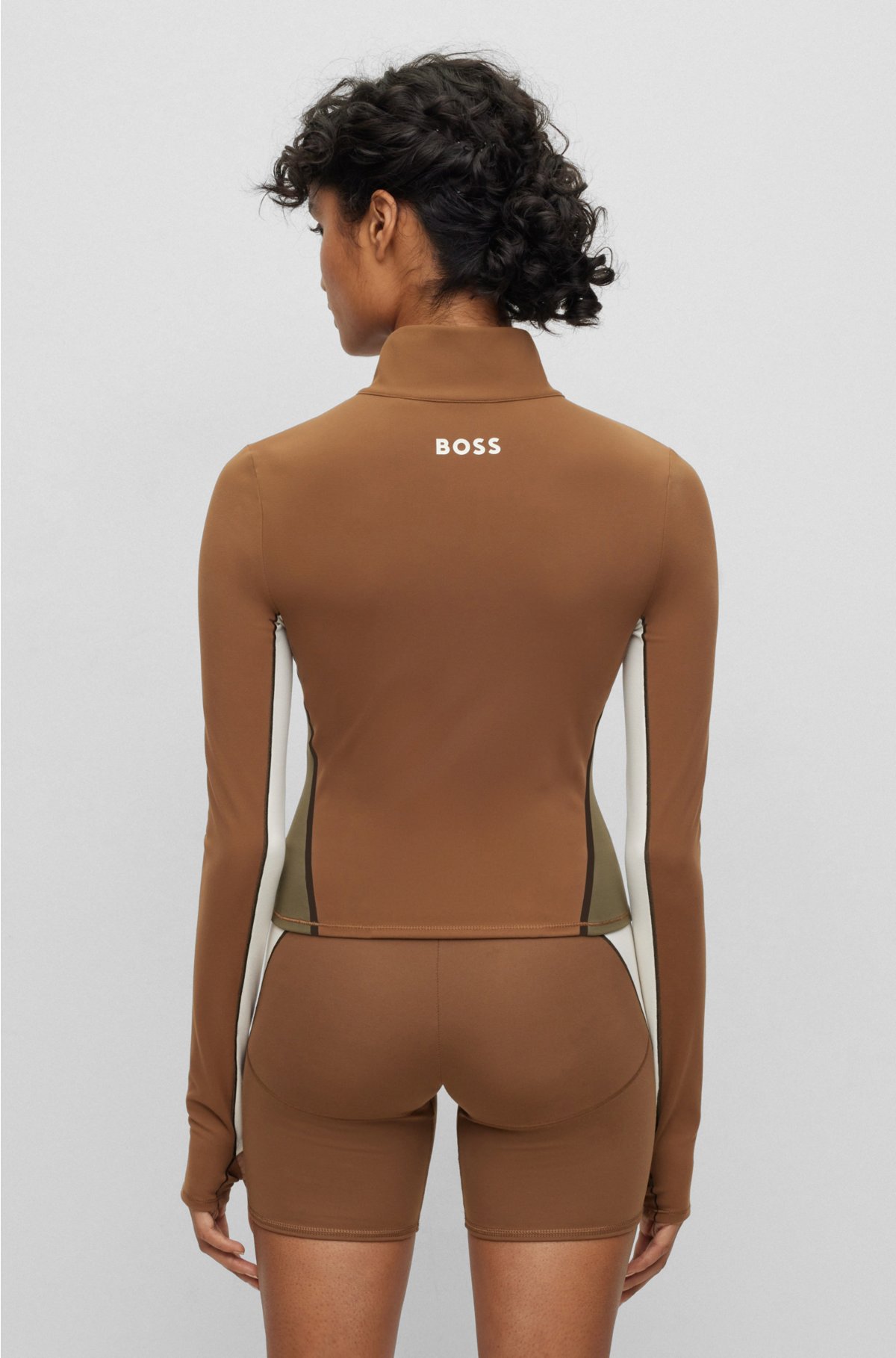 BOSS by HUGO BOSS X Alica Schmidt Slim-fit leggings In Performance