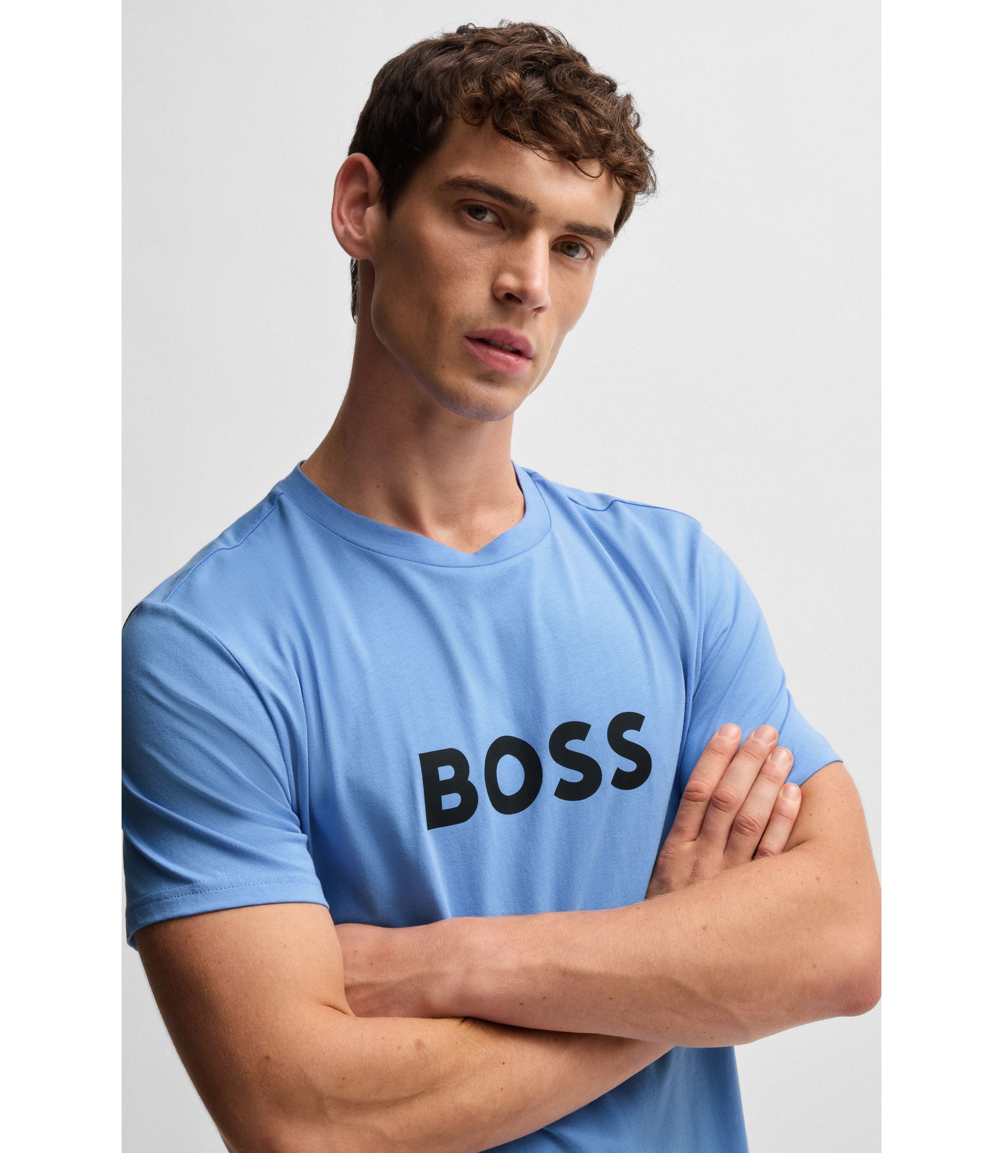 Mens Tshirt Hugo Boss Uv Protection T Shirt Hugo Boss Green Label