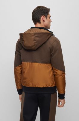 BOSS - Porsche x BOSS cotton-blend zip-up hoodie with logo