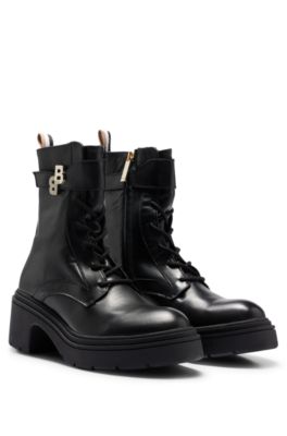 Hugo boss combat boots store