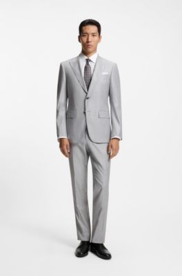 Embossed-logo Derby shoes in leather, Black