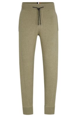 BOSS - Regular-fit tracksuit bottoms in virgin wool