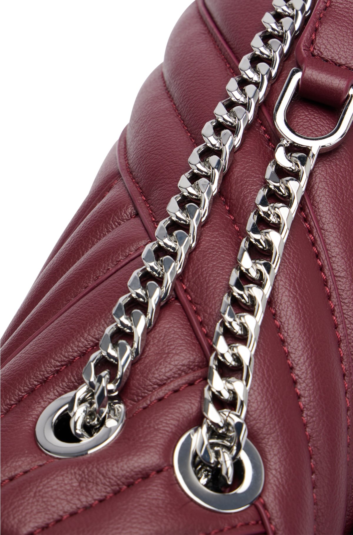 SOLD online - New in! Chanel 2019 burgundy red flap bag with top