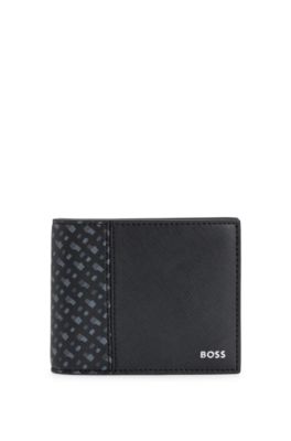 BOSS by Hugo Boss Men's Structured Trifold Wallet