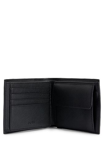 Gucci Monogram Embossed Black Leather Checkbook Wallet