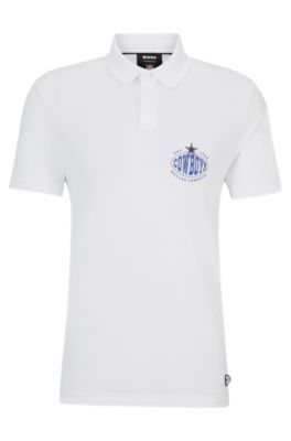 Hugo Boss X Nfl Pat Dallas Cowboys Cotton Polo In Cowboys