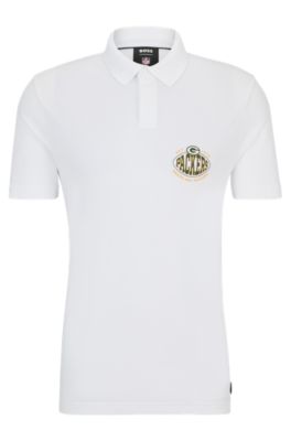 BOSS - BOSS x NFL cotton-piqué polo shirt with collaborative branding