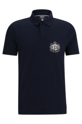 BOSS - BOSS x NFL cotton-piqué polo shirt with collaborative branding