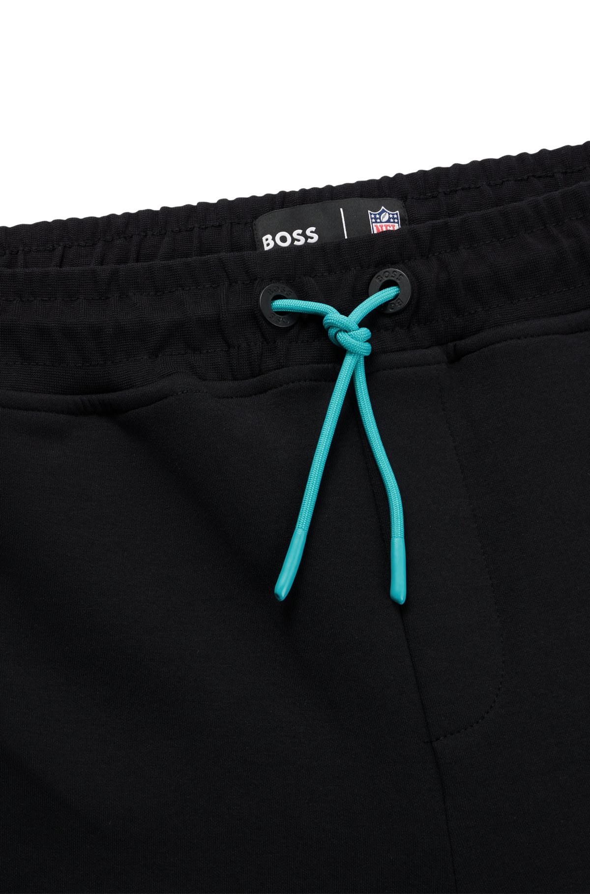 Pantalones de chándal BOSS x NFL de mezcla de algodón con detalle de la colaboración, Dolphins