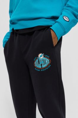 Boss x NFL Cotton-blend Tracksuit Bottoms with Collaborative branding, Men, Size M, Cowboys