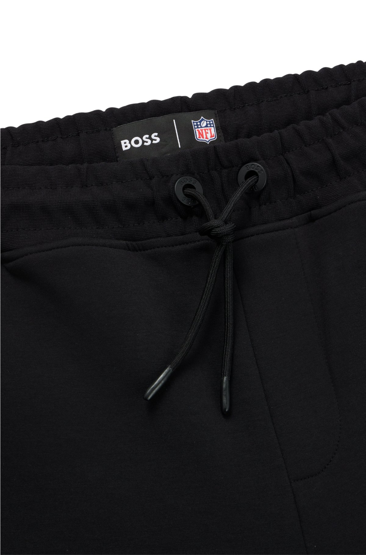 BOSS x NFL cotton-blend tracksuit bottoms with collaborative branding, Bills